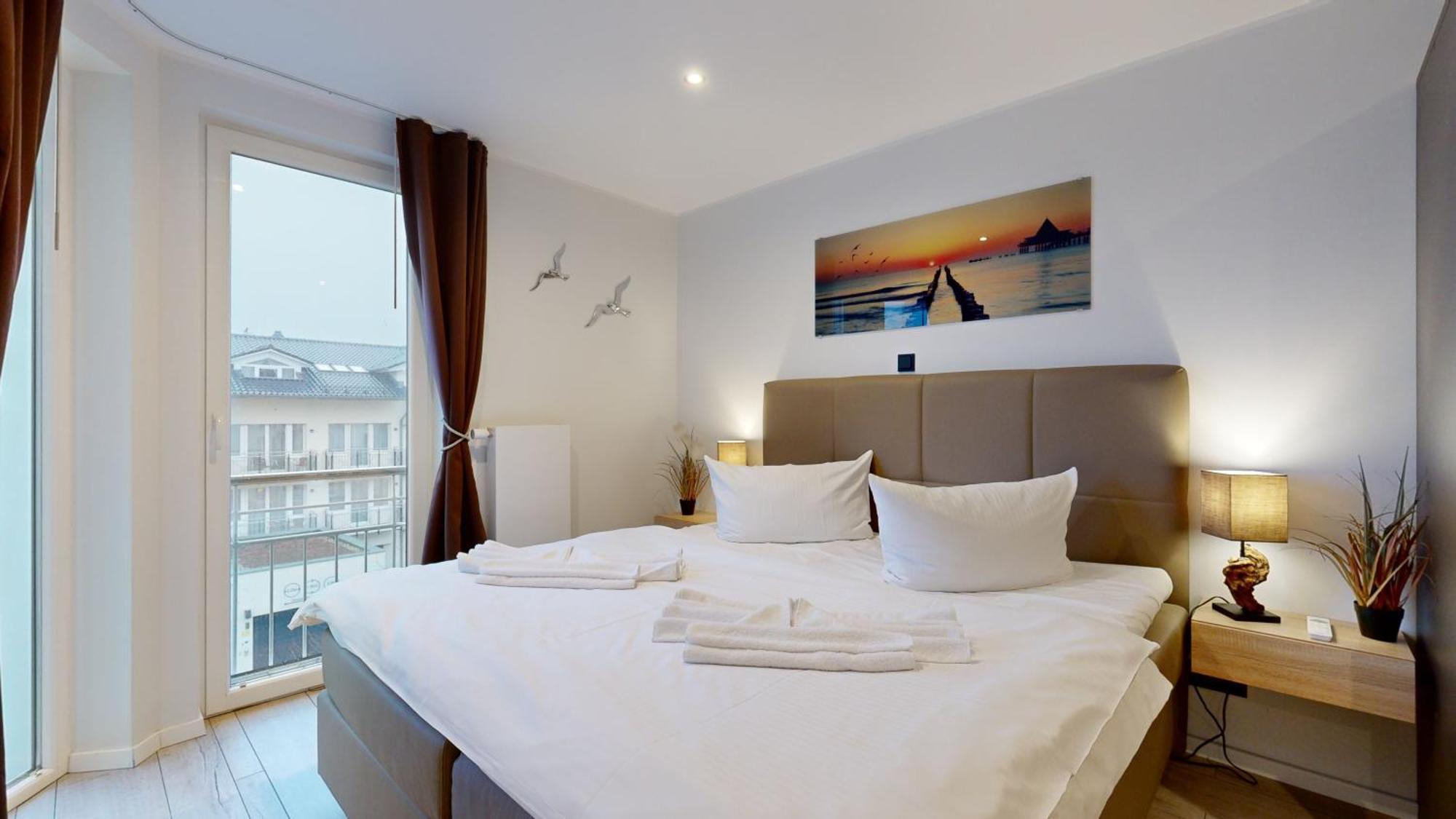 Strandnahe Mit Balkon, Residenz Bel Vital 23, * Ostseebad Binz